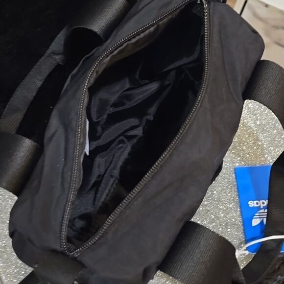 Adidas Trefoil Chenille Crossbody Bag- Black - Picture 10 of 10